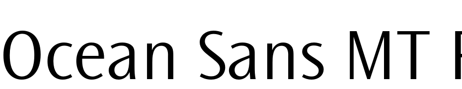 Ocean Sans MT Pro Light Font Download Free